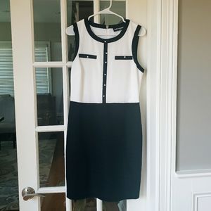 Elegant Black + White Dress ⚜